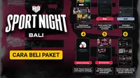 Cara Nonton Siaran Langsung HW Sport Night Bali Vol 7 di Vidio Akhir Pekan Ini